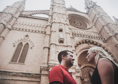 preboda Andrés&Stefanny frente a la Catedral de Mallorca